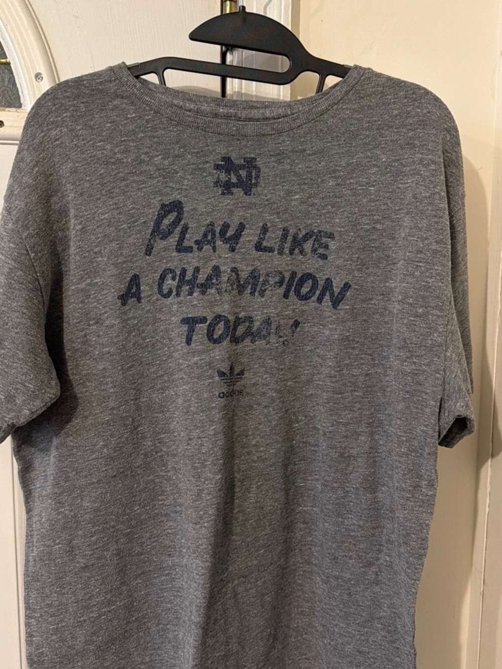 T-Shirt with Slogan Notre Dame